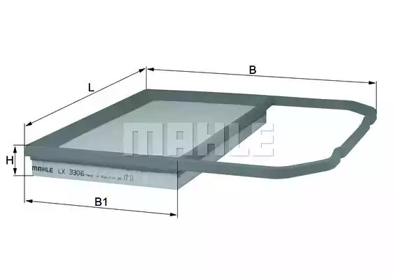 Фильтр KNECHT LX 3306 (70603569)