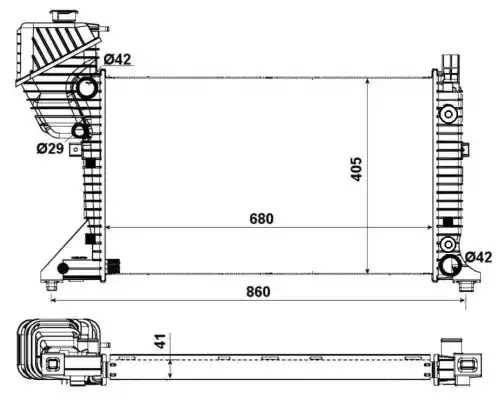 Теплообменник NRF 55349A