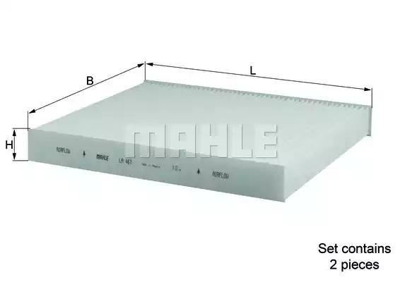 Фильтр KNECHT LA 467/S (72338442)