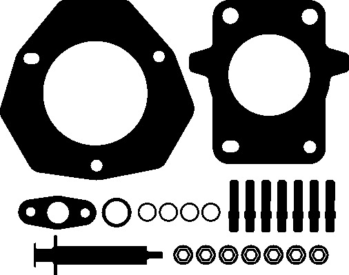 Монтажный комплект ELRING 572.870 (144112927R, 144105751R, 144113693R, 5439970-0077, 5439988-0077, 543990-0077, 144110001R)