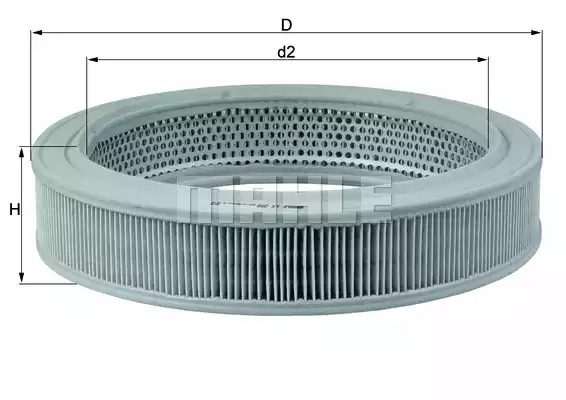 Фильтр KNECHT LX 208 (77023856)