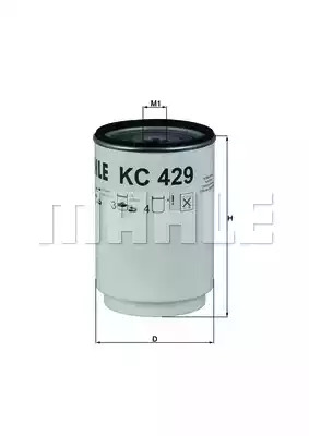 Фильтр KNECHT KC 429D (70537611)