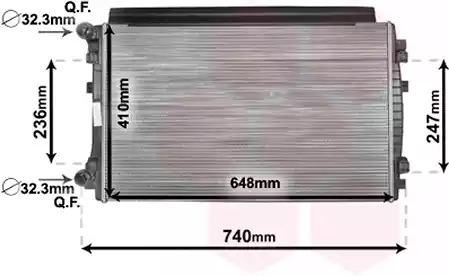 Теплообменник VAN WEZEL 58002338