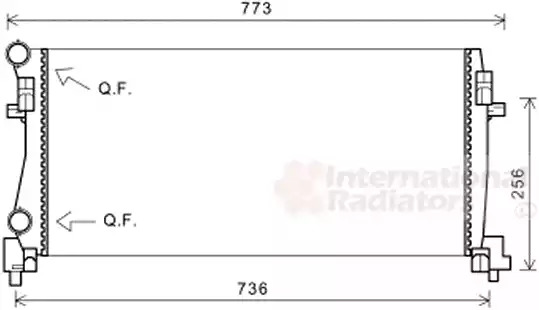 Теплообменник VAN WEZEL 58002340