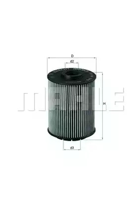 Фильтр KNECHT OX 160D (79655630, OX 160D ECO)