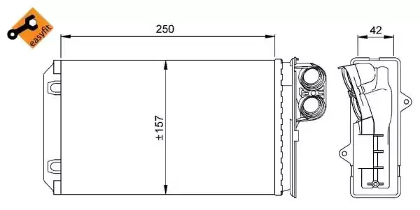 Теплообменник NRF 58629