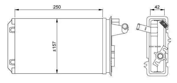 Теплообменник NRF 58637