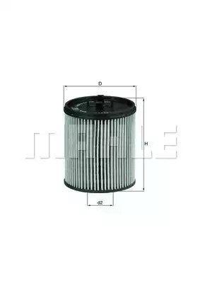 Фильтр MAHLE ORIGINAL OX 182D (79892654, OX 182D ECO)