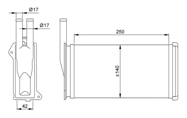 Теплообменник NRF 58638