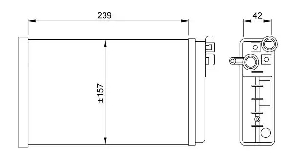 Теплообменник NRF 58640