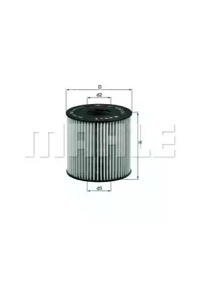 Фильтр KNECHT OX 210D (76543607, OX 210D ECO)