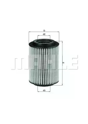 Фильтр KNECHT OX 347D (70326643, OX 347D ECO)