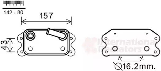 Теплообменник VAN WEZEL 59003168