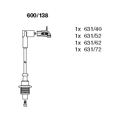 Комплект электропроводки BREMI 600/138