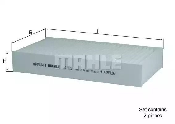 Фильтр KNECHT LA 295/S (72352138)