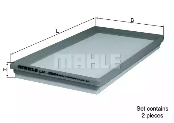 Фильтр MAHLE ORIGINAL LX 3594/S (72343277)