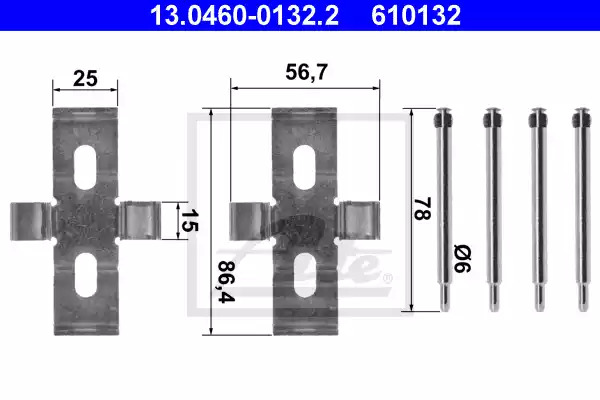 Комплектующие ATE 13.0460-0132.2 (610132)