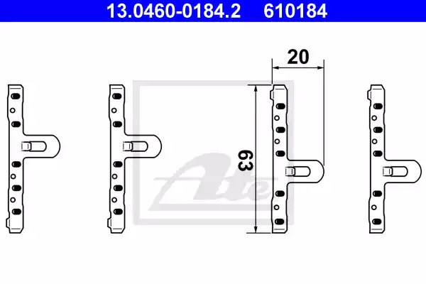 Комплектующие ATE 13.0460-0184.2 (610184)