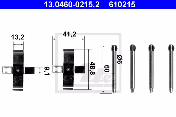 Комплектующие ATE 13.0460-0215.2 (610215)