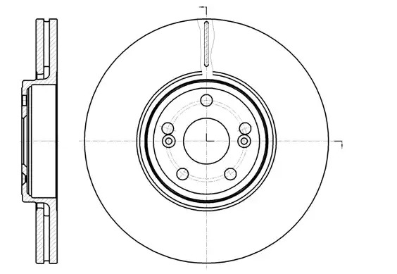 Тормозной диск ROADHOUSE 61234.10 (DSX6123410)