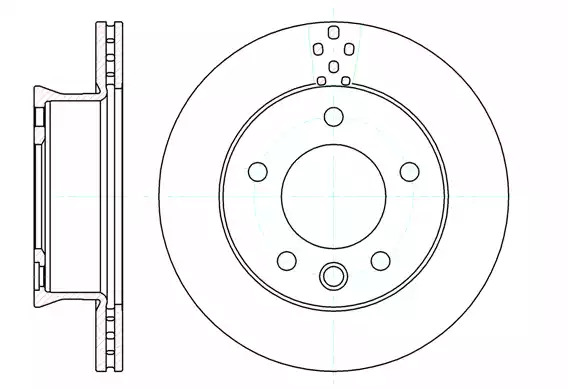 Тормозной диск ROADHOUSE 61275.10 (DSX6127510)