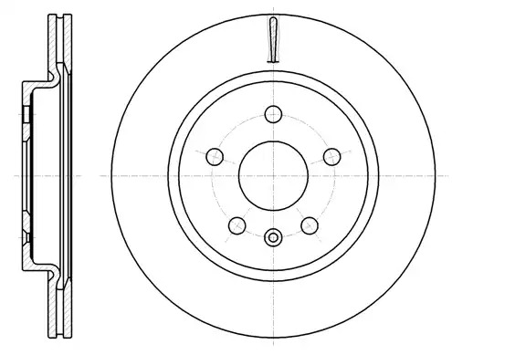 Тормозной диск ROADHOUSE 61284.10 (DSX6128410)
