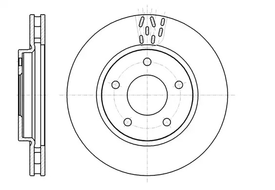 Тормозной диск ROADHOUSE 61291.10 (DSX6129110)