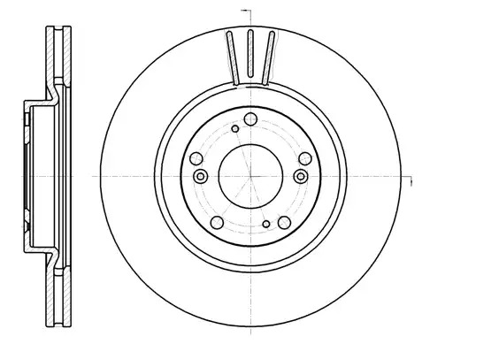 Тормозной диск ROADHOUSE 61297.10 (DSX6129710)