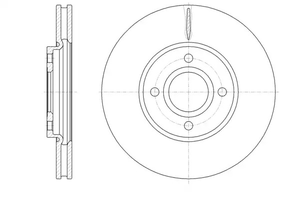 Тормозной диск ROADHOUSE 61601.10 (DSX6160110)