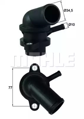 Термостат MAHLE ORIGINAL TI 240 87D (72374674)