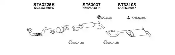 Тормозной суппорт A.B.S. 630071