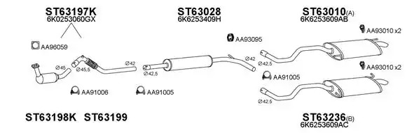 Тормозной суппорт A.B.S. 630072