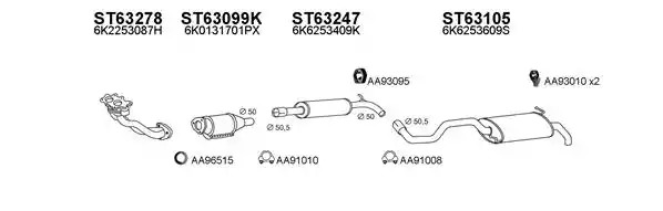 Тормозной суппорт A.B.S. 630212