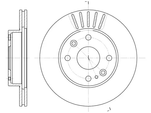 Тормозной диск ROADHOUSE 6386.10 (DSX638610)