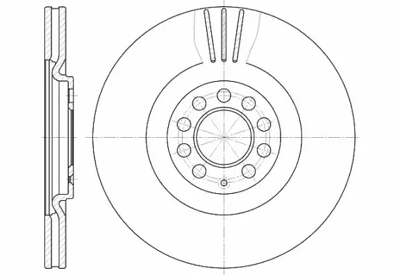 Тормозной диск ROADHOUSE 6597.10 (DSX659710)