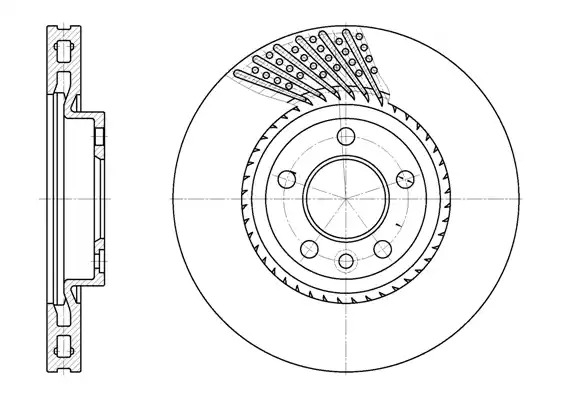 Тормозной диск ROADHOUSE 6749.10 (DSX674910)