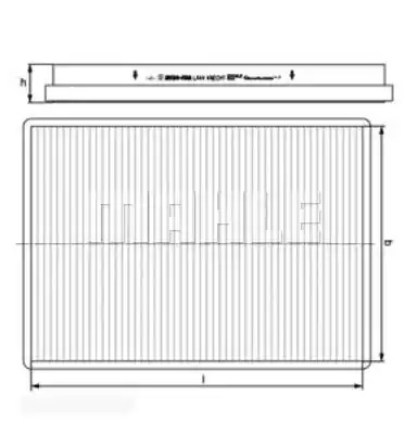 Фильтр KNECHT LA 44 (76417471)