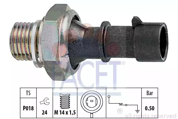 Переключатель FACET 7.0069 (EPS 1.800.069, KW 500 069)