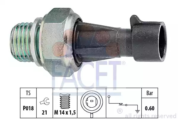 Переключатель FACET 7.0129 (EPS 1.800.129, KW 500 129)