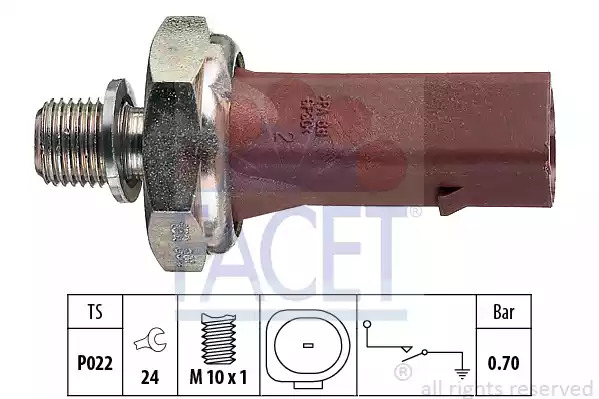 Переключатель FACET 7.0132 (EPS 1.800.132, KW 500 132)