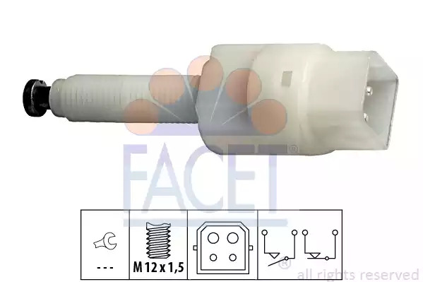 Переключатель FACET 7.1126 (EPS 1.810.126, KW 510 126)