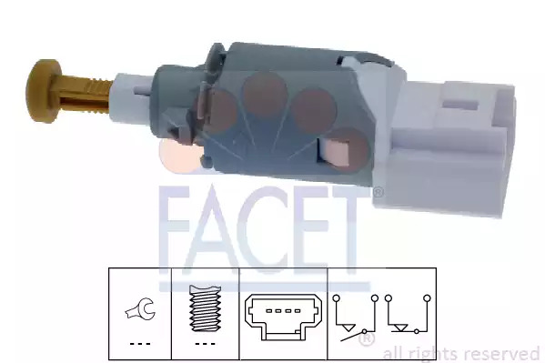 Переключатель FACET 7.1225 (EPS 1.810.225, KW 510 225)