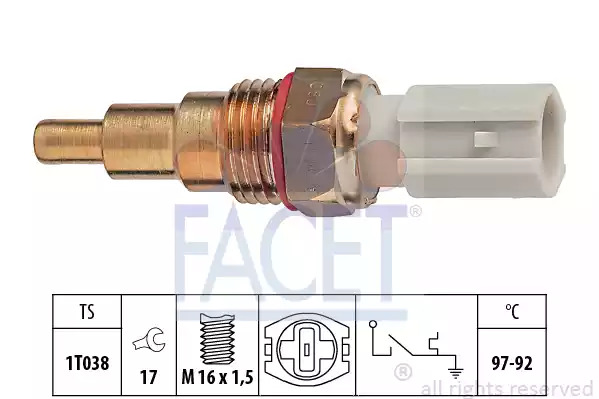 Переключатель FACET 7.5189 (EPS 1.850.189, KW 550 189)