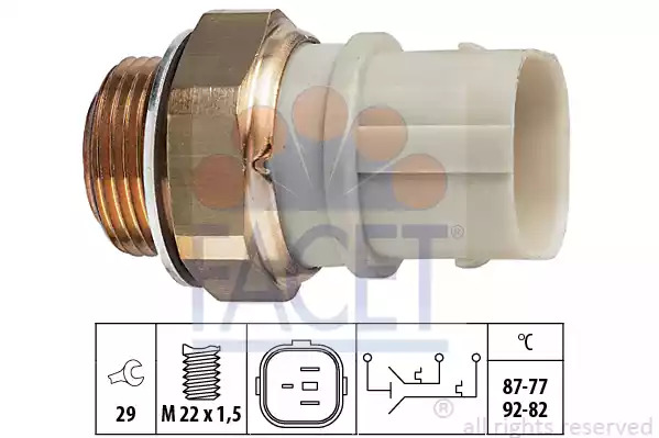 Переключатель FACET 7.5651 (EPS 1.850.651, KW 550 651)