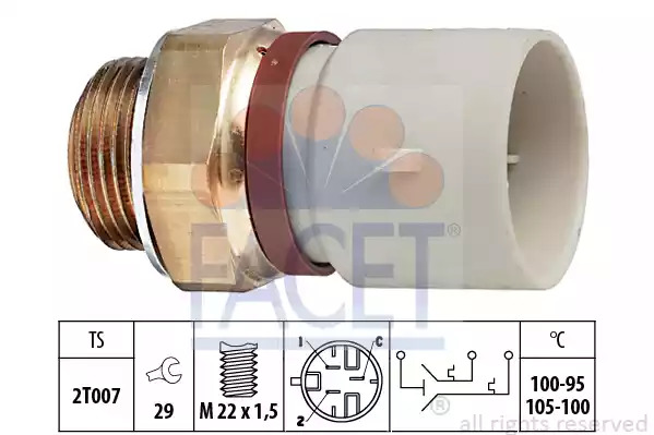 Переключатель FACET 7.5674 (EPS 1.850.674, KW 550 674)