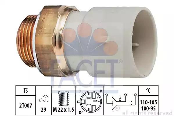 Переключатель FACET 7.5689 (EPS 1.850.689, KW 550 689)