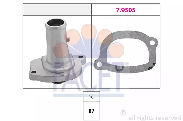 Термостат FACET 7.8124 (EPS 1.880.124, KW 580 124)