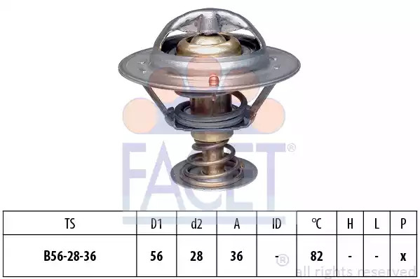 Термостат FACET 7.8222S (EPS 1.880.222S, KW 580 222S)