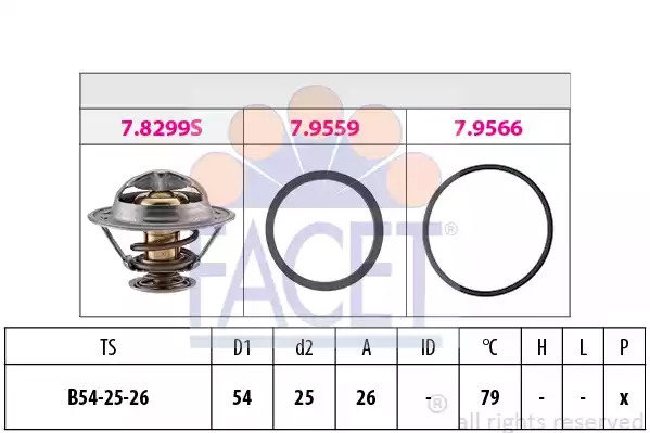 Термостат FACET 7.8299 (EPS 1.880.299, KW 580 299)