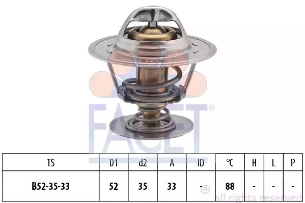 Термостат FACET 7.8394S (EPS 1.880.394S, KW 580 394S)